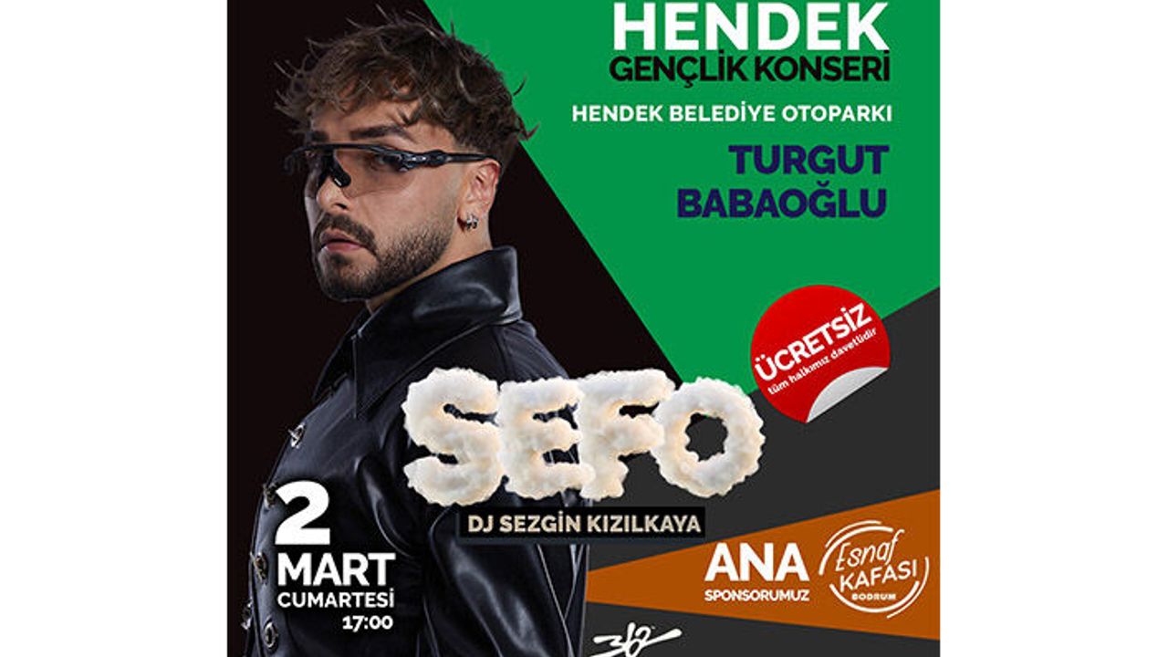 Hendek’te Sefo Konseri İçin Hazırlıklar Tamam