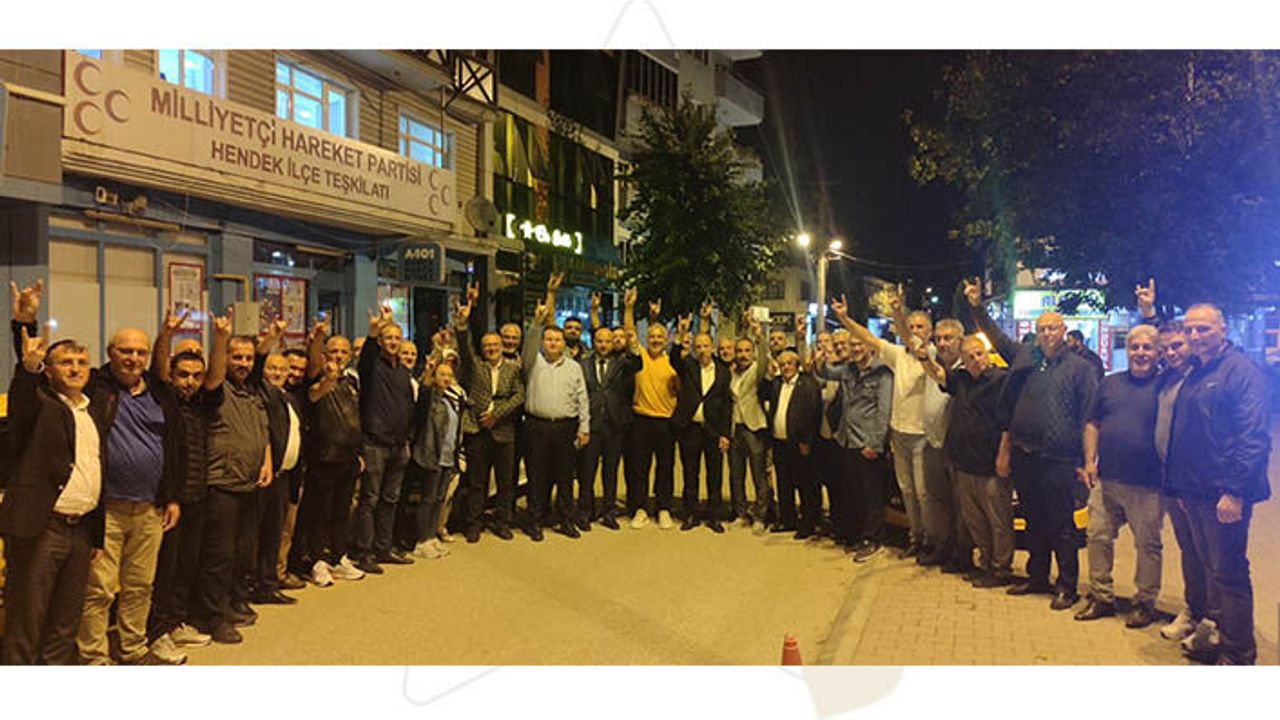 MHP Sakarya Milletvekili Muhammed Levent Bülbül'den Hendek İlçe Teşkilatına Ziyaret