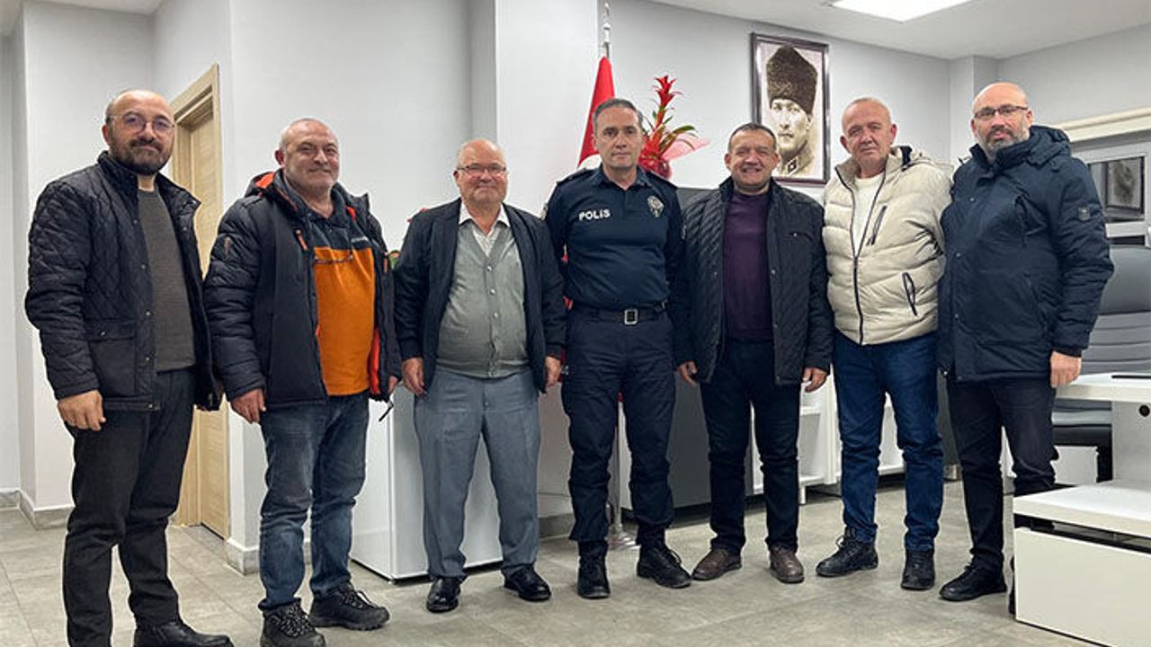 Hendekli Gazeteciler İlçe Emniyet Müdürünü Ziyaret Etti