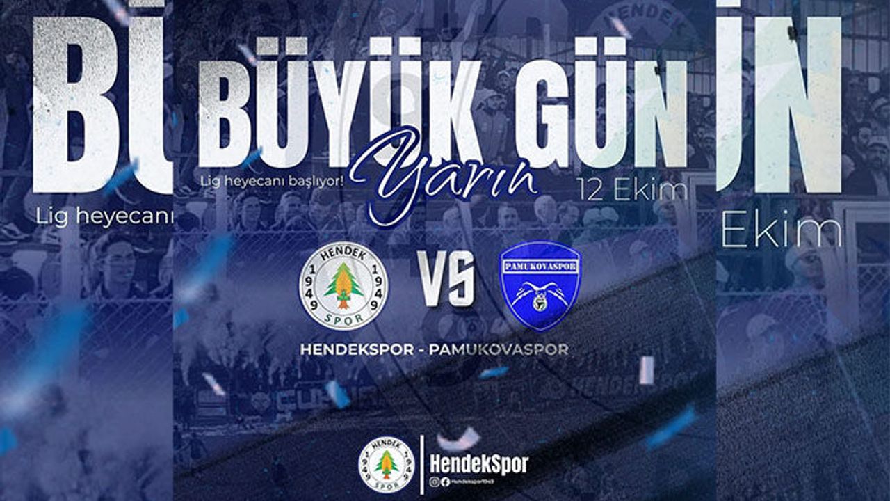 Hendekspor’da Sezon Sakarya Derbisi ile Başlıyor