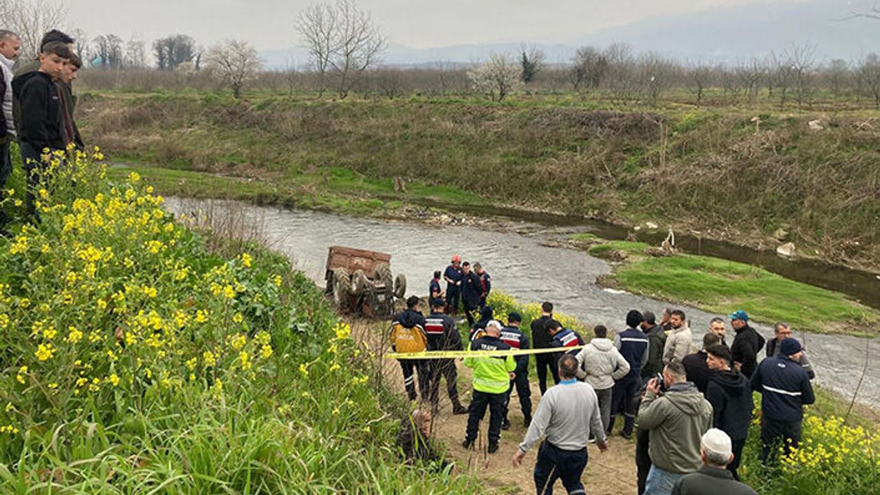 Hendek’te Traktör Kazası 1 Ölü