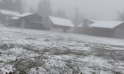 Hendek’te Mayıs’ta Kar Sürprizi