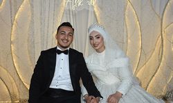 Elif Nur ve Emir Alet Çifti Yapılan Düğün İle Dünya Evine Girdiler