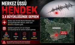 Merkez Üssü Hendek, 3,4 Deprem