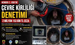 Hendek 2. OSB’de Çevre Kirliliği Denetimi, 2 Milyon 153 Bin TL Ceza