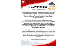 Sakarya Genelinde Eğitim 1 Gün Daha Tatil Edildi