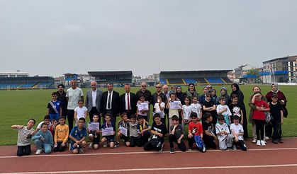 Hendek’te Çocuklar Sporla Buluştu: 60 Öğrenci Piste Çıktı