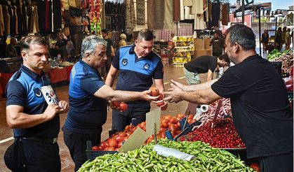 Zabıta Ekiplerinin Pazar Yerinde Denetimleri Sürüyor…