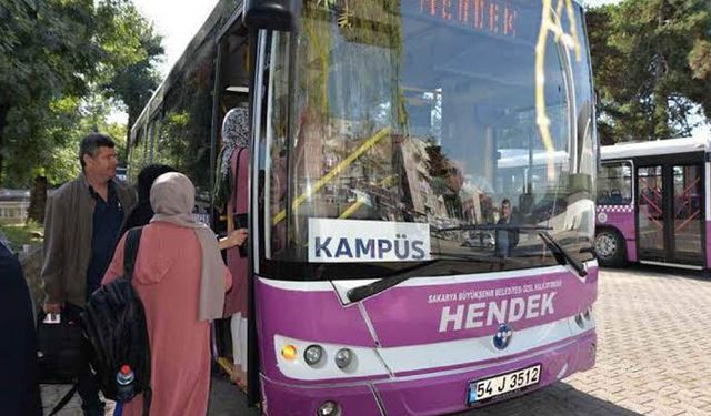 Hendek - Kampüs Seferleri Başlıyor
