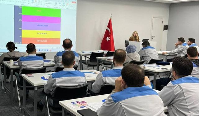 Fabrika Çalışanlarına Mavi Halka İle Diyabet Farkındalığı