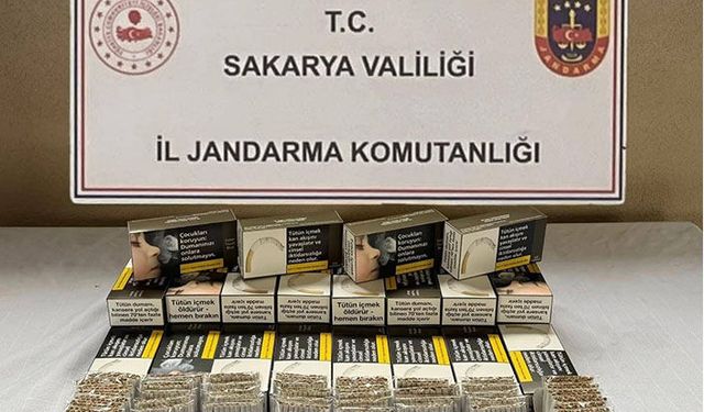 Kaçak Tütün ve Makaron Ele Geçirildi