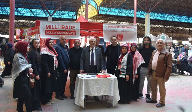 Yeniden Refah Partisi’nden İmza Kampanyası