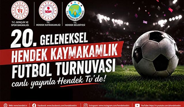 Kaymakamlık Turnuvası Canlı Yayınla Hendek Tv’de