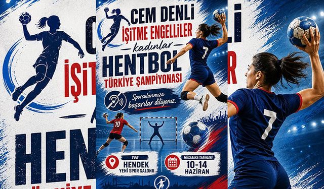 Hendek’te İşitme engelliler kadınlar Türkiye şampiyonası