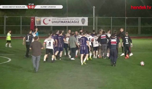 Hendek Kaymakamlık Turnuvasında Olaylı Maç