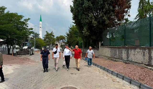 Başpınar Mahallesi’nde Çevre Düzenleme Çalışmaları Sürüyor