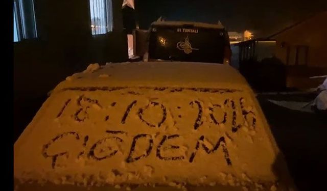 Hendek’te 2026’nın İlk Karı Yağdı, Dikmen ve Çiğdem Yaylası Beyaza Büründü