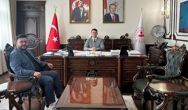 Balcıoğlu’ndan Kaymakam Gökpınar’a Ziyaret