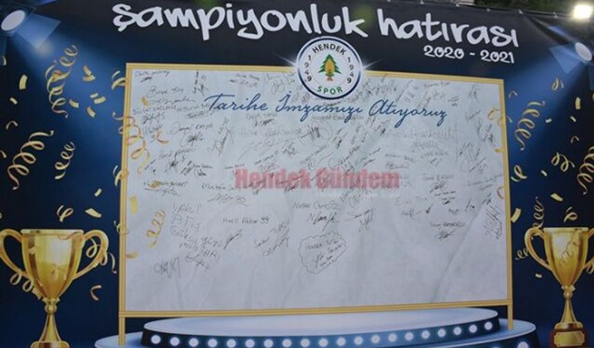 Hendekspor'un Tarihi Şampiyonluk Hatırası
