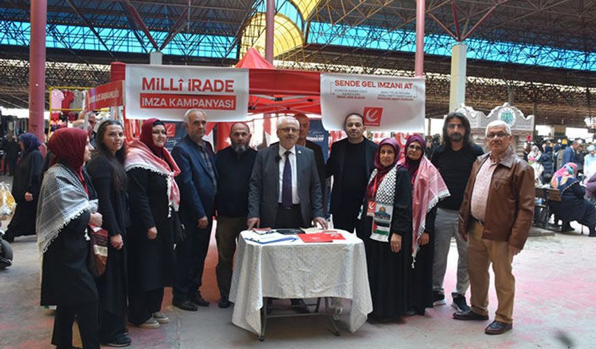 Yeniden Refah Partisi’nden İmza Kampanyası