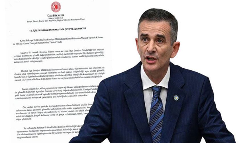 Dikbayır’dan İçişleri Bakanı Mustafa Çiftçiye Açık Mektup