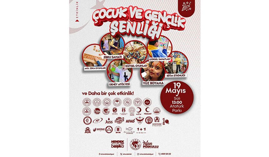 Çocuk ve Gençlik Şenliği Başlıyor