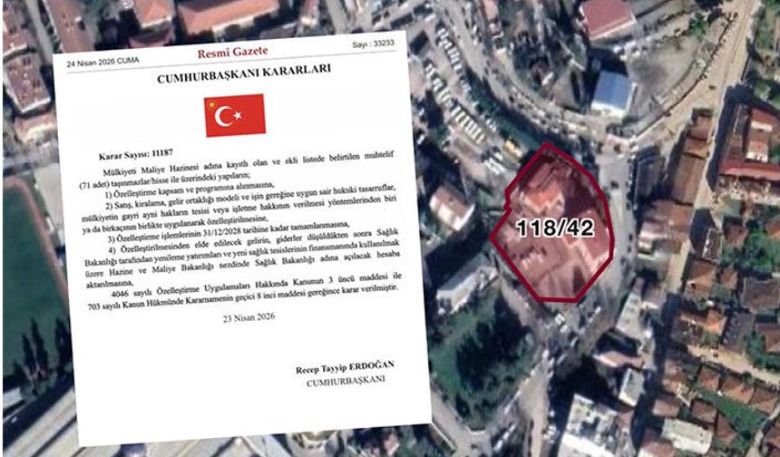 Özelleştirme İptal, O Araziye Toplum Sağlığı Merkezi Geliyor