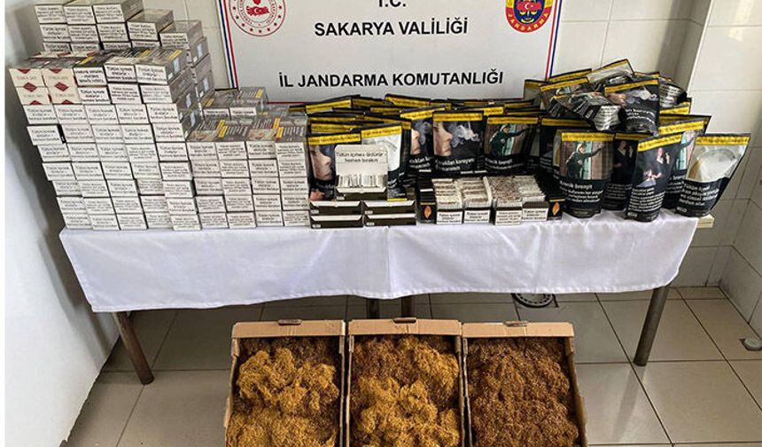 Hendek ve Kocaali’de Kaçak Tütün Operasyonu, 2 Gözaltı