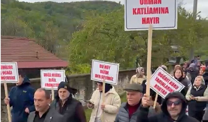 Hendek Kızanlık Mahallesinde Taş Ocağı Tepkisi
