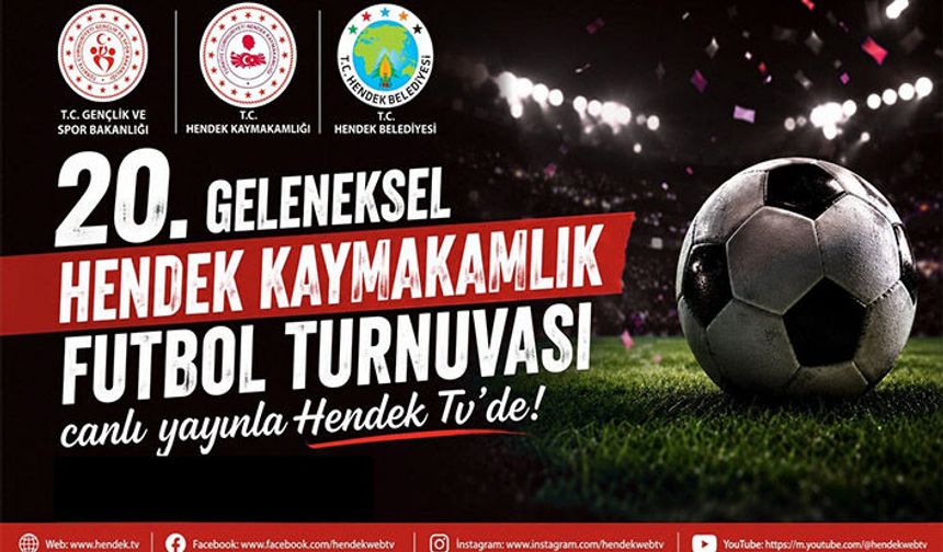 Kaymakamlık Turnuvası Canlı Yayınla Hendek Tv’de