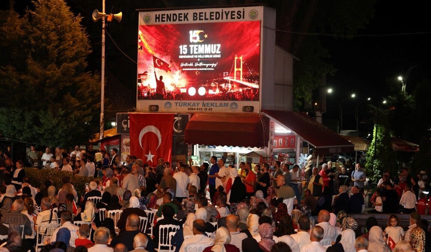 15 Temmuz’un 10. Yılında Hendek’ten Birlik ve Beraberlik Mesajı