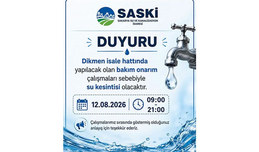Hendek’te 26 Mahallede Su Kesintisi…