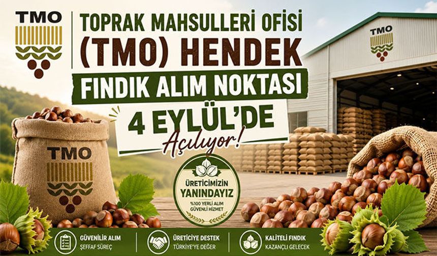 Hendek’te TMO Fındık Alım Noktası Açılıyor