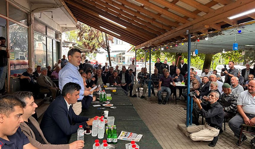 İlçe Protokolü Ortaköy’de Vatandaşlarla Buluştu