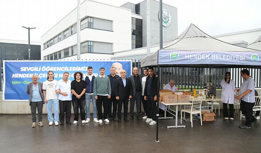 Hendek Belediyesinden Üniversite Öğrencilerine Sıcak Karşılama