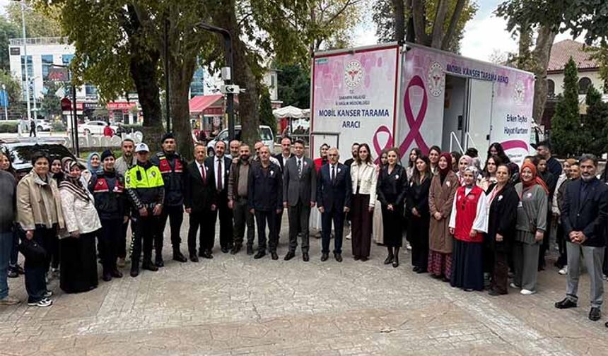 Gezici Kanser Tarama Aracı Hendek’te Vatandaşlara Hizmet Verdi