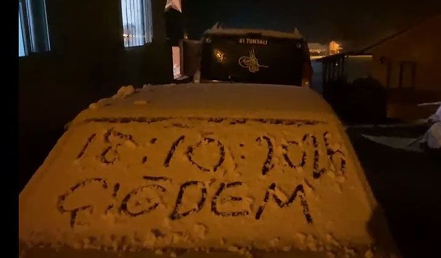 Hendek’te 2026’nın İlk Karı Yağdı, Dikmen ve Çiğdem Yaylası Beyaza Büründü