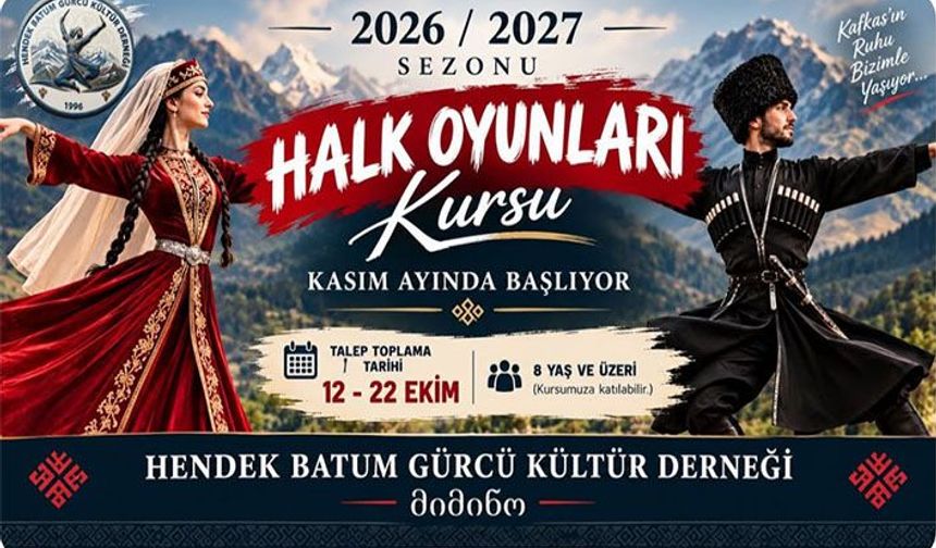 Hendek’te Gürcü Halk Oyunları ve Dil Kursları Başlıyor