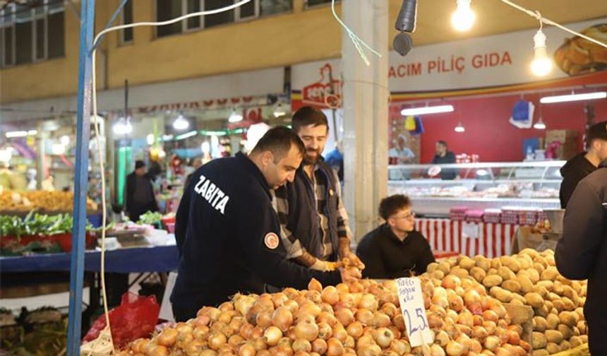 Zabıta Ekiplerinden Market Ve Pazar Yerlerine Sıkı Denetim